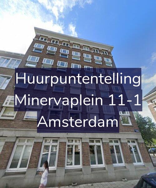 Foto gevel Huurpuntentelling voor Minervaplein 11-1, Amsterdam
