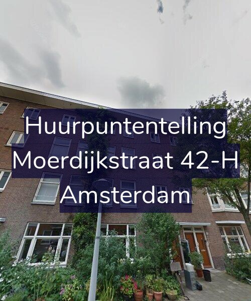 Foto gevel Huurpuntentelling voor Moerdijkstraat 42-H, Amsterdam