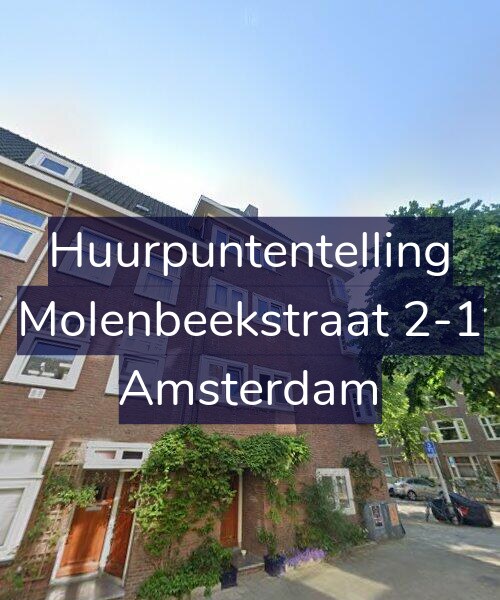 Foto gevel Huurpuntentelling voor Molenbeekstraat 2-1, Amsterdam