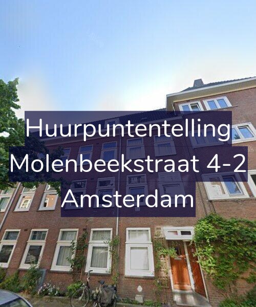 Foto gevel Huurpuntentelling voor Molenbeekstraat 4-2, Amsterdam