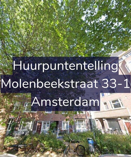 Foto gevel Huurpuntentelling voor Molenbeekstraat 33-1, Amsterdam