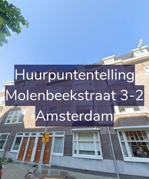Foto gevel Huurpuntentelling voor Molenbeekstraat 3-2, Amsterdam