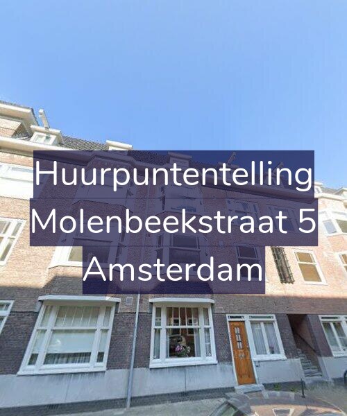 Foto gevel Huurpuntentelling voor Molenbeekstraat 5, Amsterdam