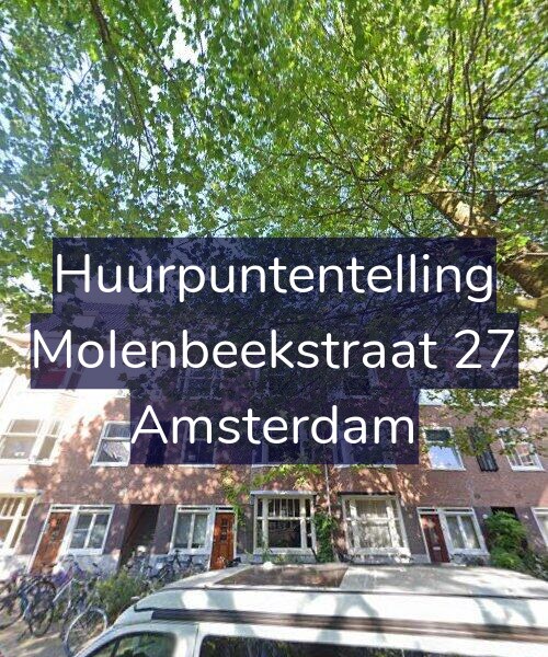 Foto gevel Huurpuntentelling voor Molenbeekstraat 27, Amsterdam