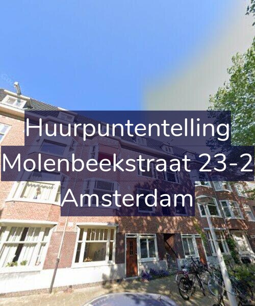 Foto gevel Huurpuntentelling voor Molenbeekstraat 23-2, Amsterdam