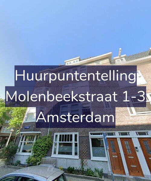 Foto gevel Huurpuntentelling voor Molenbeekstraat 1-3, Amsterdam