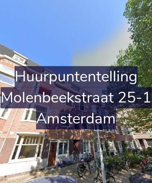 Foto gevel Huurpuntentelling voor Molenbeekstraat 25-1, Amsterdam