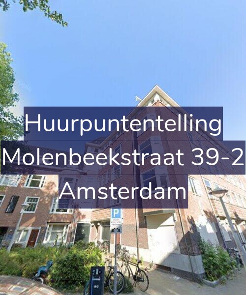 Foto gevel Huurpuntentelling voor Molenbeekstraat 39-2, Amsterdam
