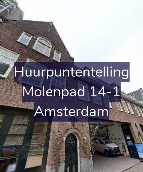 Foto gevel Huurpuntentelling voor Molenpad 14-1, Amsterdam