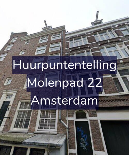 Foto gevel Huurpuntentelling voor Molenpad 22, Amsterdam