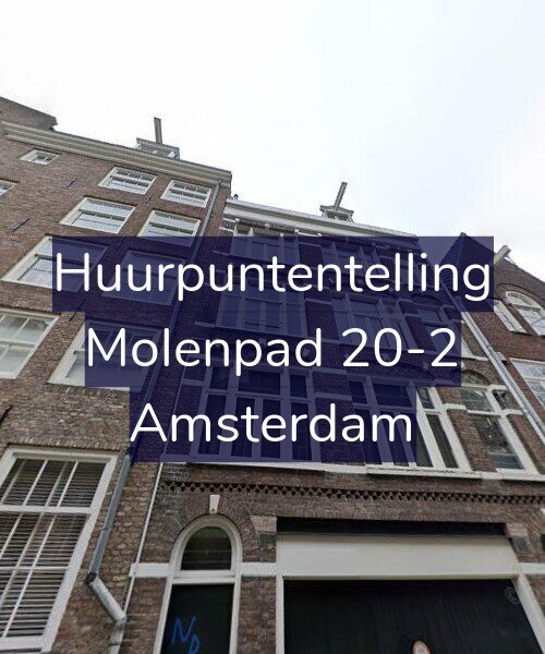 Foto gevel Huurpuntentelling voor Molenpad 20-2, Amsterdam