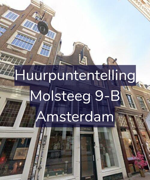 Foto gevel Huurpuntentelling voor Molsteeg 9-B, Amsterdam