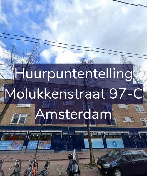 Foto gevel Huurpuntentelling voor Molukkenstraat 97-C, Amsterdam
