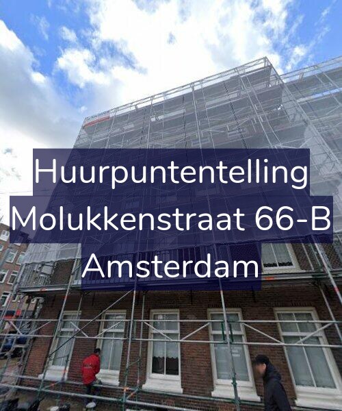 Foto gevel Huurpuntentelling voor Molukkenstraat 66-B, Amsterdam