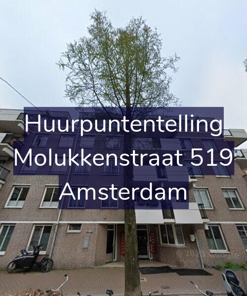 Foto gevel Huurpuntentelling voor Molukkenstraat 519, Amsterdam