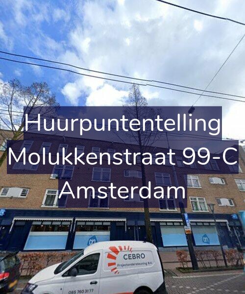 Foto gevel Huurpuntentelling voor Molukkenstraat 99-C, Amsterdam