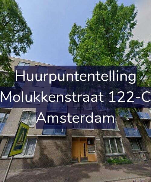 Foto gevel Huurpuntentelling voor Molukkenstraat 122-C, Amsterdam