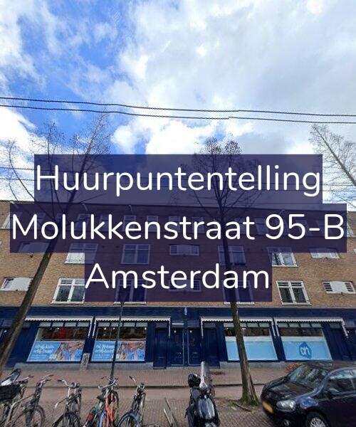 Foto gevel Huurpuntentelling voor Molukkenstraat 95-B, Amsterdam