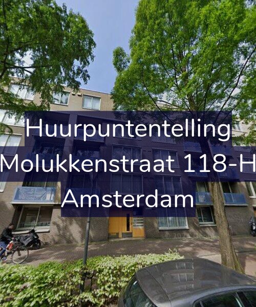 Foto gevel Huurpuntentelling voor Molukkenstraat 118-H, Amsterdam