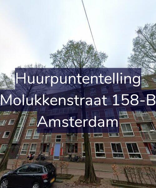 Foto gevel Huurpuntentelling voor Molukkenstraat 158-B, Amsterdam