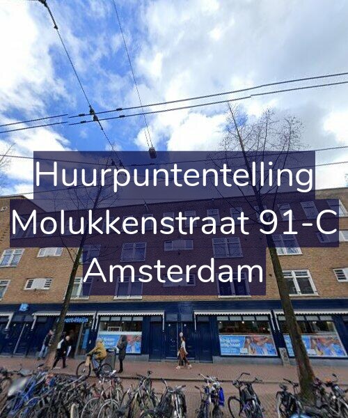 Foto gevel Huurpuntentelling voor Molukkenstraat 91-C, Amsterdam