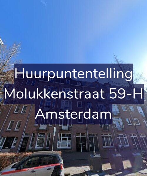 Foto gevel Huurpuntentelling voor Molukkenstraat 59-H, Amsterdam