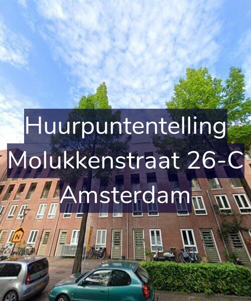 Foto gevel Huurpuntentelling voor Molukkenstraat 26-C, Amsterdam
