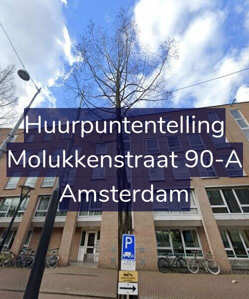 Foto gevel Huurpuntentelling voor Molukkenstraat 90-A, Amsterdam