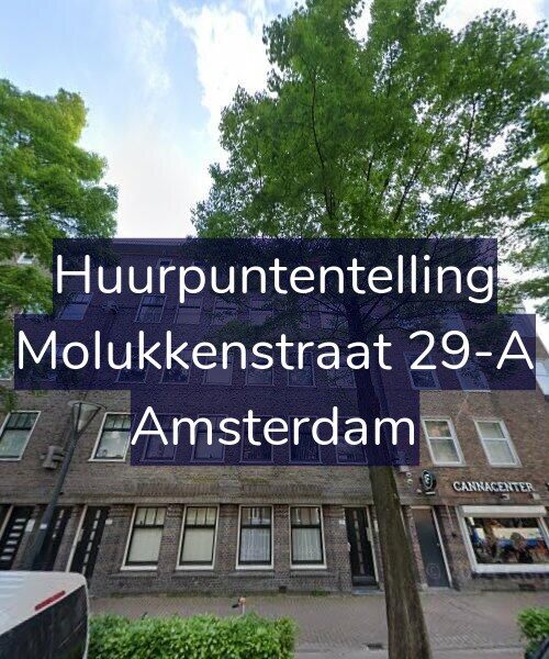 Foto gevel Huurpuntentelling voor Molukkenstraat 29-A, Amsterdam