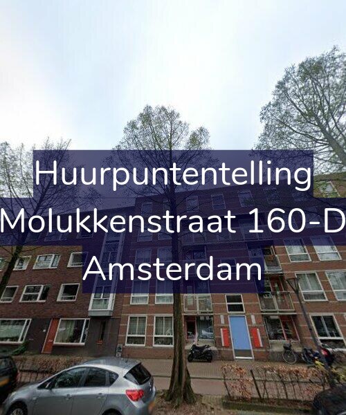 Foto gevel Huurpuntentelling voor Molukkenstraat 160-D, Amsterdam