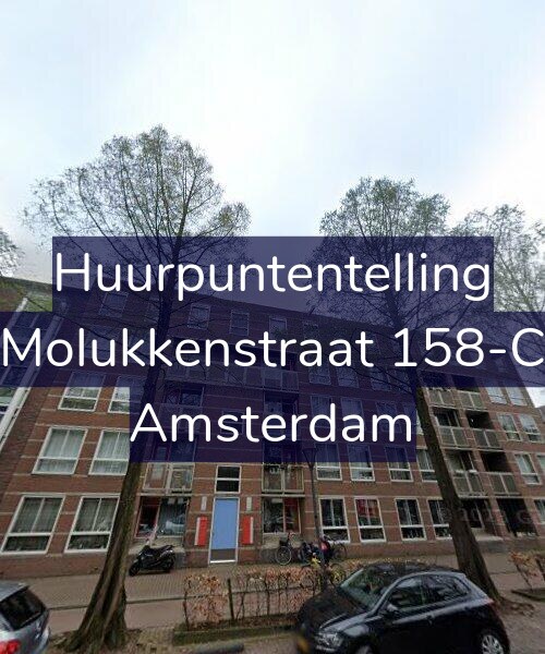 Foto gevel Huurpuntentelling voor Molukkenstraat 158-C, Amsterdam