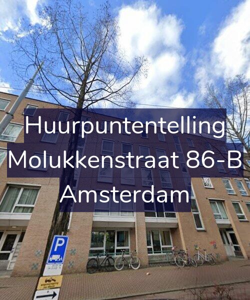 Foto gevel Huurpuntentelling voor Molukkenstraat 86-B, Amsterdam