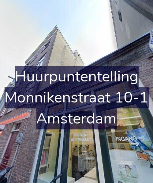 Foto gevel Huurpuntentelling voor Monnikenstraat 10-1, Amsterdam