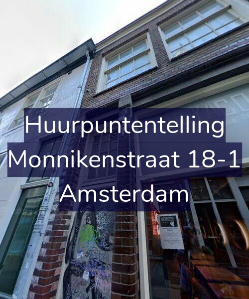 Foto gevel Huurpuntentelling voor Monnikenstraat 18-1, Amsterdam