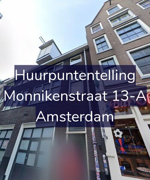 Foto gevel Huurpuntentelling voor Monnikenstraat 13-A, Amsterdam