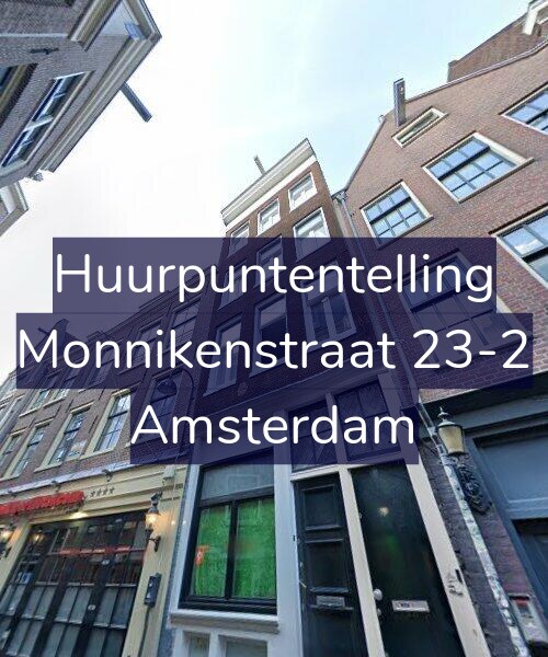 Foto gevel Huurpuntentelling voor Monnikenstraat 23-2, Amsterdam