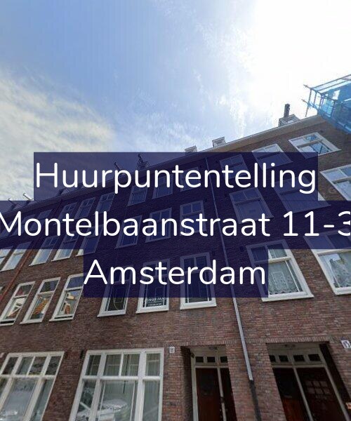 Foto gevel Huurpuntentelling voor Montelbaanstraat 11-3, Amsterdam