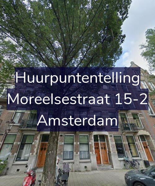 Foto gevel Huurpuntentelling voor Moreelsestraat 15-2, Amsterdam