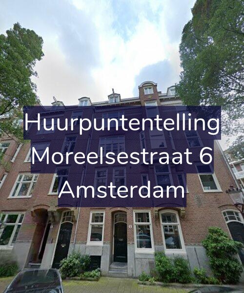 Foto gevel Huurpuntentelling voor Moreelsestraat 6, Amsterdam