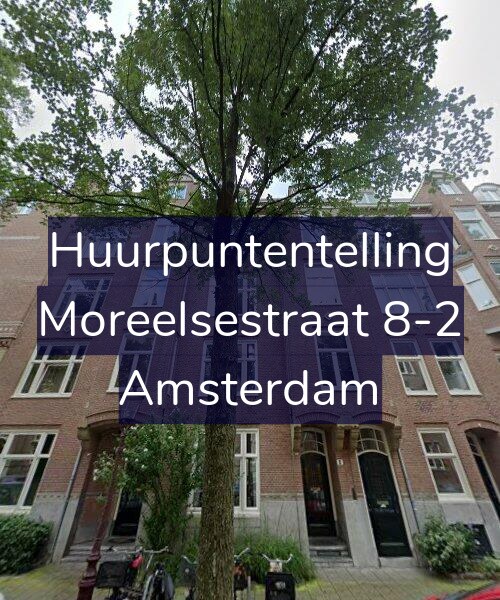 Foto gevel Huurpuntentelling voor Moreelsestraat 8-2, Amsterdam