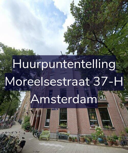Foto gevel Huurpuntentelling voor Moreelsestraat 37-H, Amsterdam