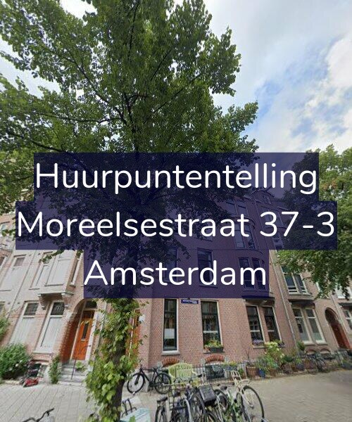 Foto gevel Huurpuntentelling voor Moreelsestraat 37-3, Amsterdam