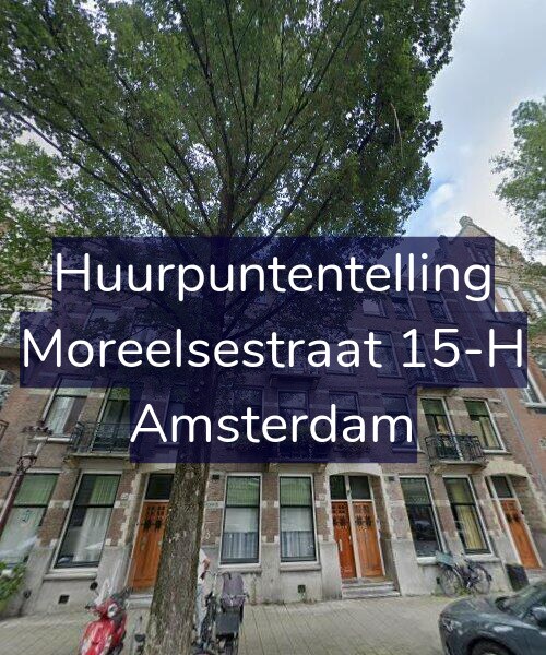 Foto gevel Huurpuntentelling voor Moreelsestraat 15-H, Amsterdam