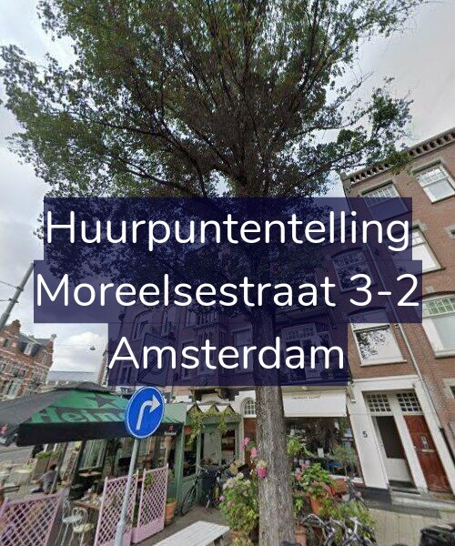 Foto gevel Huurpuntentelling voor Moreelsestraat 3-2, Amsterdam