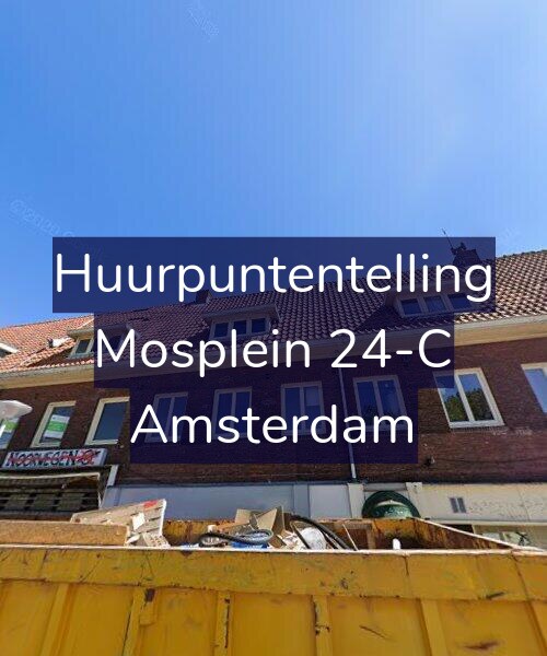Foto gevel Huurpuntentelling voor Mosplein 24-C, Amsterdam