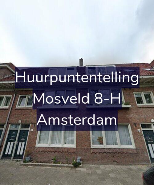 Foto gevel Huurpuntentelling voor Mosveld 8-H, Amsterdam