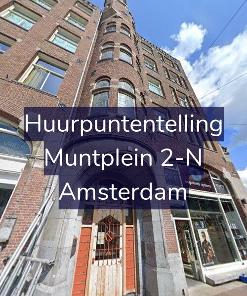 Foto gevel Huurpuntentelling voor Muntplein 2-N, Amsterdam