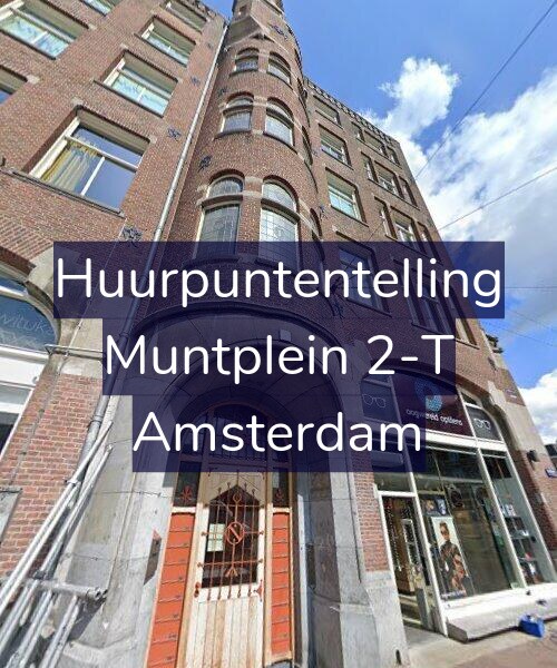 Foto gevel Huurpuntentelling voor Muntplein 2-T, Amsterdam