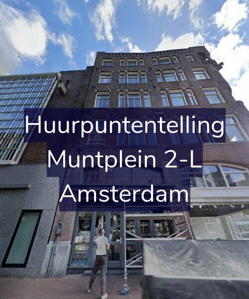 Foto gevel Huurpuntentelling voor Muntplein 2-L, Amsterdam