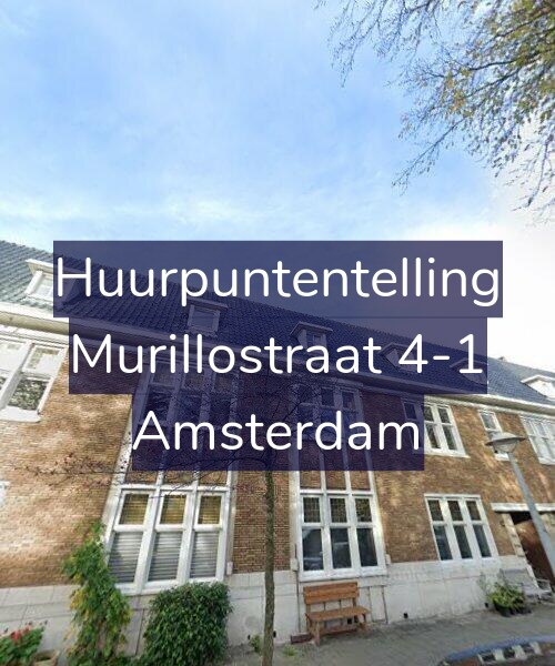 Foto gevel Huurpuntentelling voor Murillostraat 4-1, Amsterdam